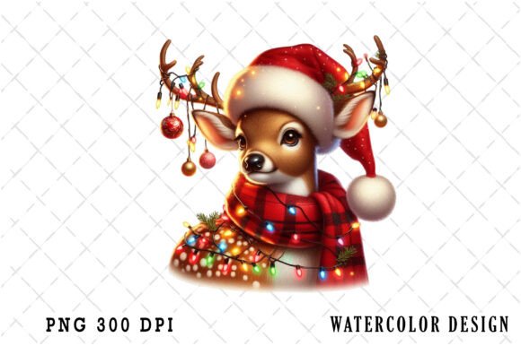 Download Funny Christmas Reindeer Clipart Bundle - Clipart Collection