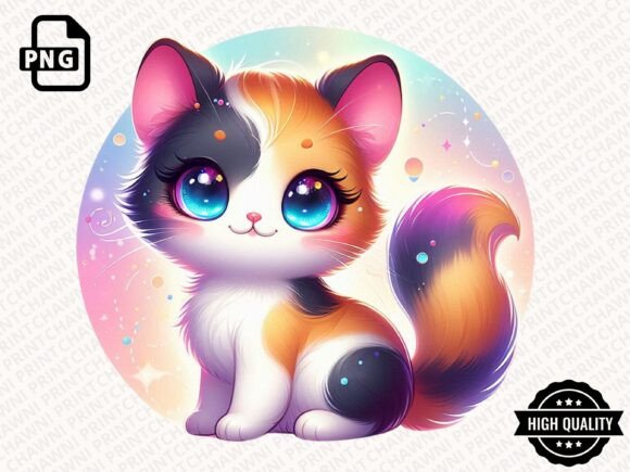 Download Watercolor Cute Kitten Clipart PNG - Clipart Collection