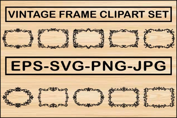 Download Ornate Frame Clipart Set - Clipart Collection