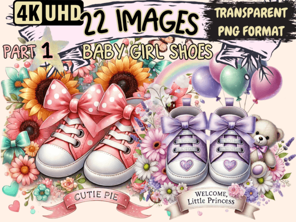 Download Baby Girl Shoes Clipart P1 - Clipart Collection