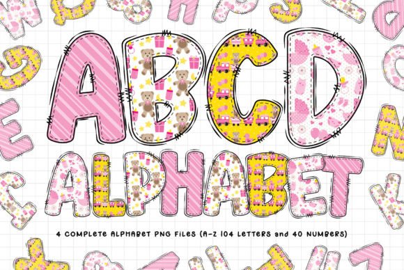 Download Birthday Baby Girl Alphabet Clipart - Clipart Collection