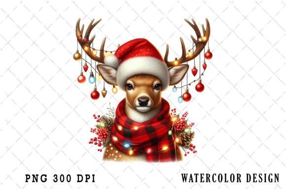 Download Funny Christmas Reindeer Clipart Bundle - Clipart Collection