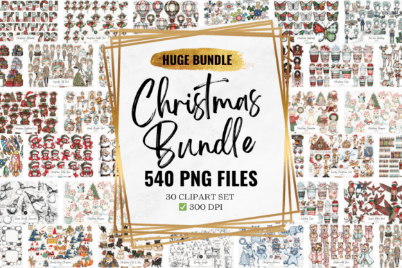 Download Christmas Clipart Bundle - Clipart Collection