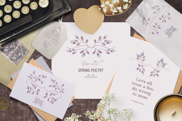 Download Vintage Spring Clipart Floral Dividers - Clipart Collection
