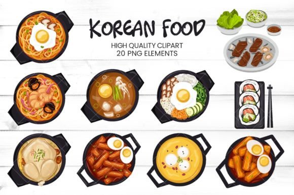 Download Korean Food Clipart - Clipart Collection
