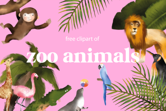 Download Zoo Animals Free Clipart - Clipart Collection