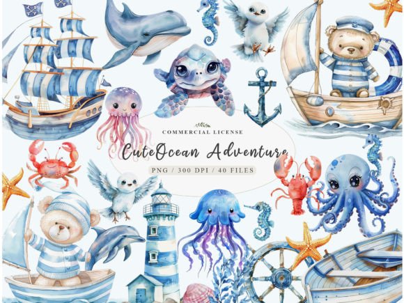 Download Bear Sailor Clipart, Nautical Clipart, - Clipart Collection