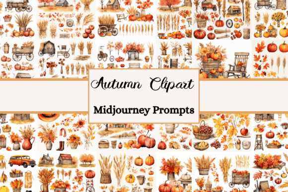 Download Autumn Clipart- Midjourney Prompts - Clipart Collection