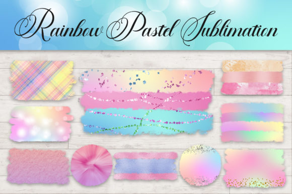 Download Sublimation Rainbow Pastel Clipart - Clipart Collection