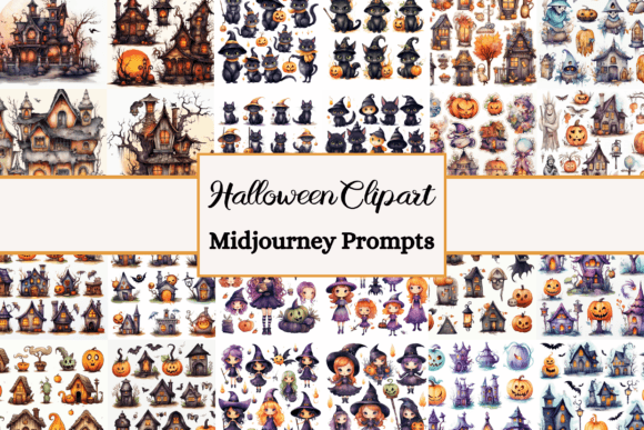 Download Halloween Clipart-Midjourney Prompts - Clipart Collection