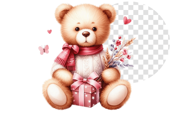 Download TeddyJoy Watercolor Delight Clipart - Clipart Collection