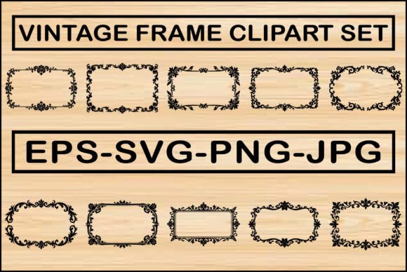 Download Ornate Frame Clipart Set - Clipart Collection