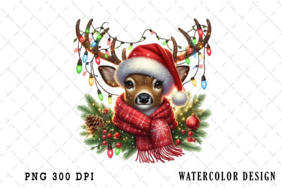 Download Funny Christmas Reindeer Clipart Bundle - Clipart Collection