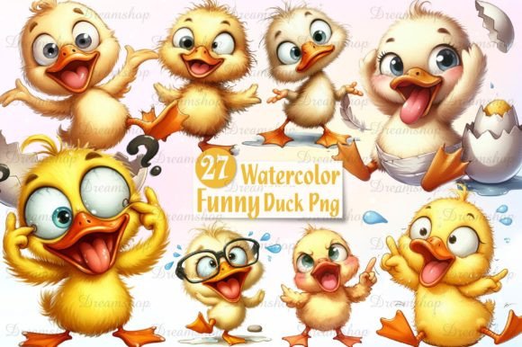 Download Funny Cute Duck Clipart Bird Clipart Png - Clipart Collection