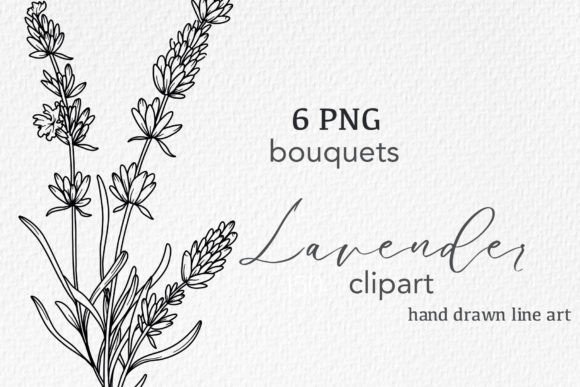 Download Lavender Clipart Line Art - Clipart Collection