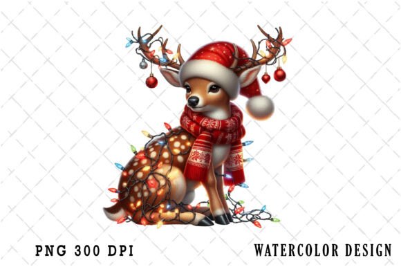 Download Funny Christmas Reindeer Clipart Bundle - Clipart Collection