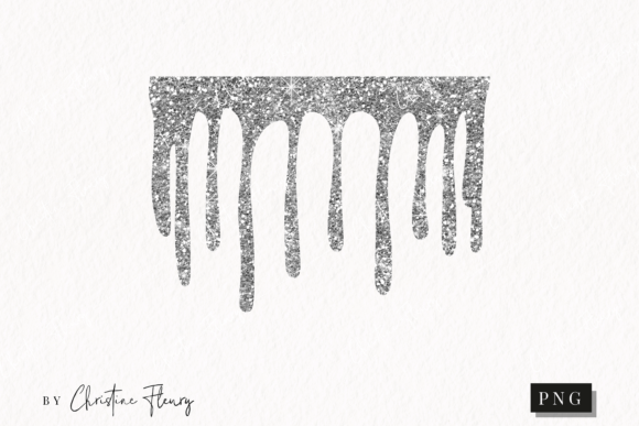 Download Silver Glitter Drip Clipart | Glitter - Clipart Collection