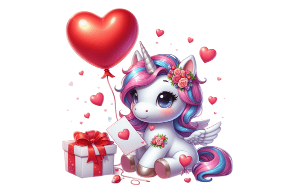 Download Unicorn Valentine Clipart - Clipart Collection
