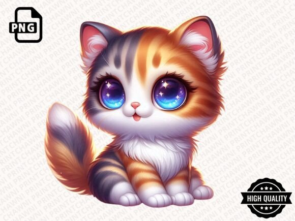 Download Watercolor Cute Kitten Clipart PNG - Clipart Collection
