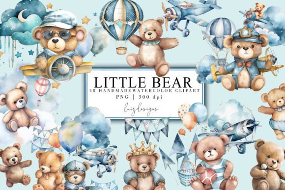 Download Teddy Bear Watercolor Clipart - Clipart Collection
