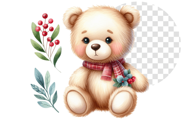 Download TeddyJoy Watercolor Delight Clipart - Clipart Collection
