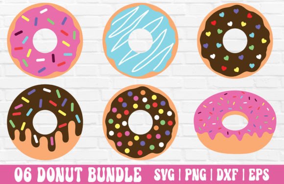 Download Donut SVG/PNG Bundle - Donut Clipart - Clipart Collection