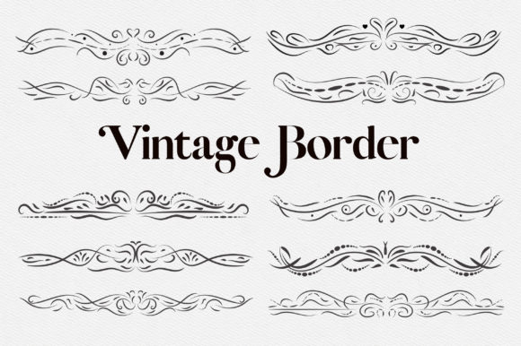 Download Vintage Border Clipart - Clipart Collection