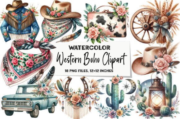 Download Western Boho Clipart - Clipart Collection