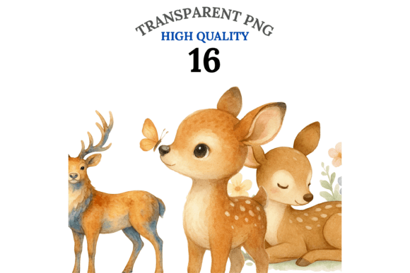 Download Deer Clipart Set - Clipart Collection