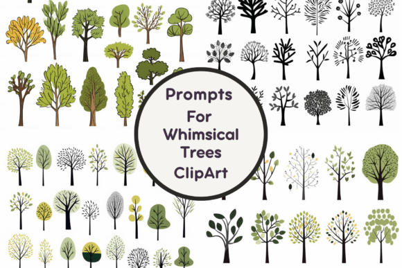 Download Prompt for Whimsical Trees Clipart - Clipart Collection