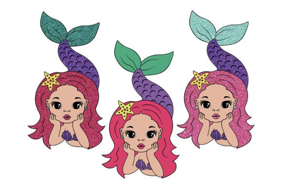 Download Mermaid Girl Svg, Mermaid Clipart - Clipart Collection
