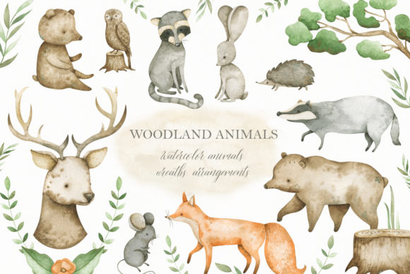 Download Woodland Animals Clipart - Clipart Collection