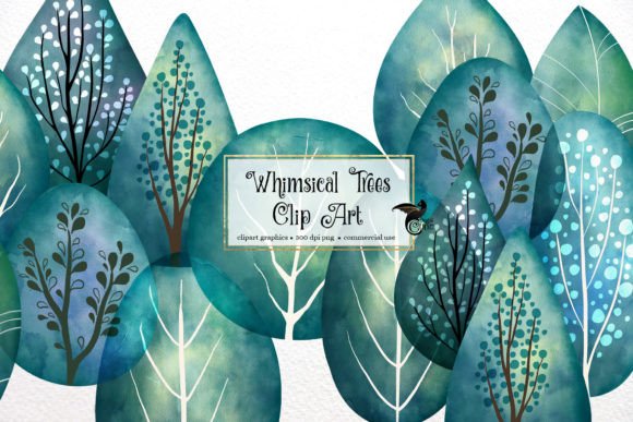 Download Whimsical Trees Clipart - Clipart Collection