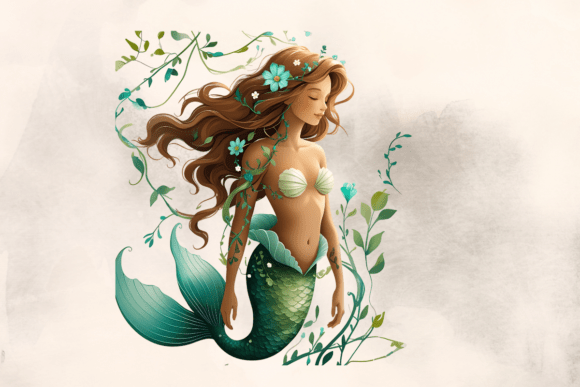 Download Nature Mermaid PNG Clipart - Clipart Collection