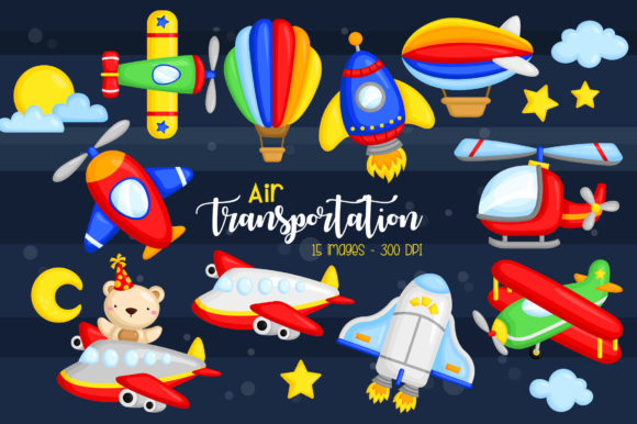 Download Air Transportation Clipart - Cute Bear - Clipart Collection
