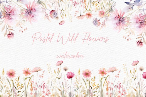 Download Wild Floral Clipart Watercolor Flowers - Clipart Collection