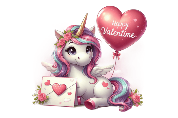Download Unicorn Valentine Clipart - Clipart Collection