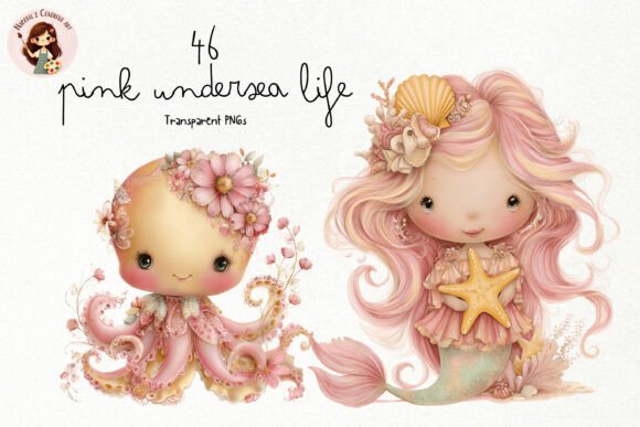 Download Pink Undersea Life PNG Clipart - Clipart Collection