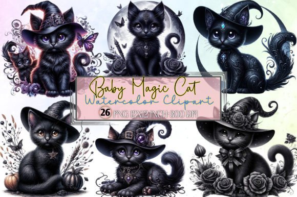 Download Baby Magic Cat Sublimation Clipart - Clipart Collection