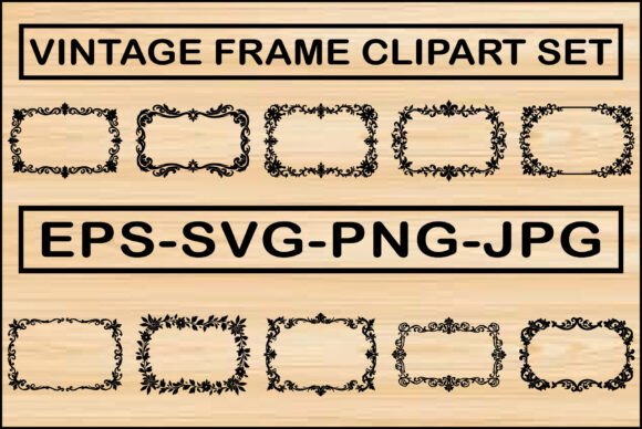 Download Ornate Frame Clipart Set - Clipart Collection