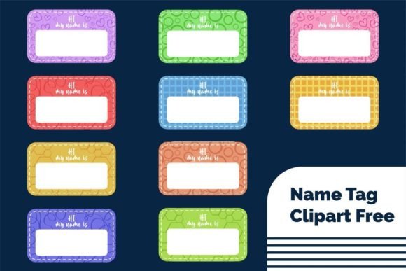 Download Name Tag Clipart Free - Clipart Collection
