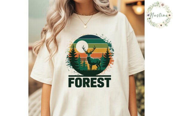 Download Forest Deer Sunset Clipart PNG - Clipart Collection