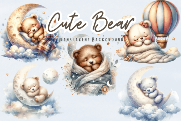 Download Nursery Clipart Pastel Cute Bear Clipart - Clipart Collection