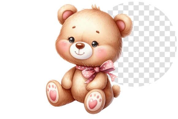 Download TeddyJoy Watercolor Delight Clipart - Clipart Collection