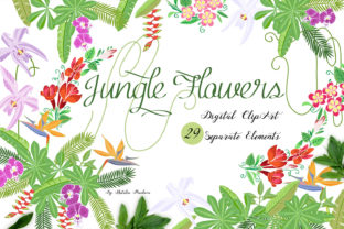 Download Jungle Clipart with Flowers - Clipart Collection
