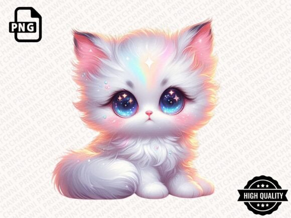 Download Watercolor Cute Kitten Clipart PNG - Clipart Collection