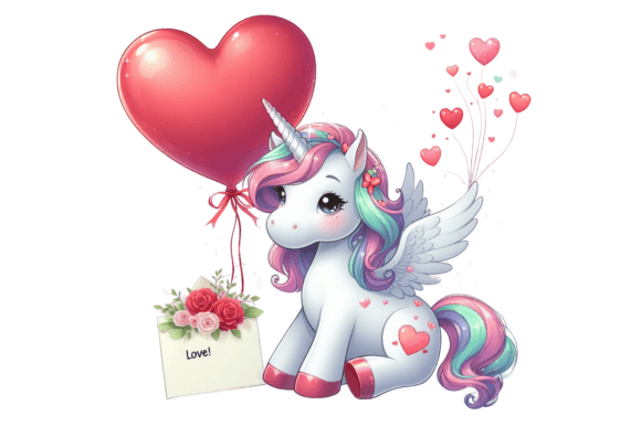 Download Unicorn Valentine Clipart - Clipart Collection