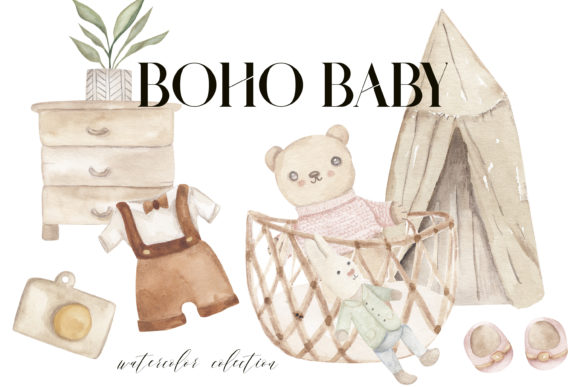 Download Boho Baby Png Clipart, Nursery Printable - Clipart Collection