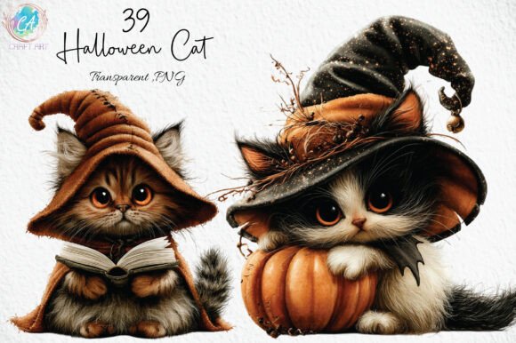 Download Halloween Cat Clipart PNG - Clipart Collection