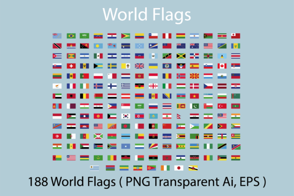 Download World Flags Bundle Clipart - Clipart Collection